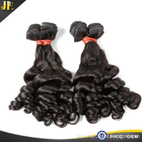 Cutting From One Donor Double Weft Virgin Brazilian Human Hair Weft